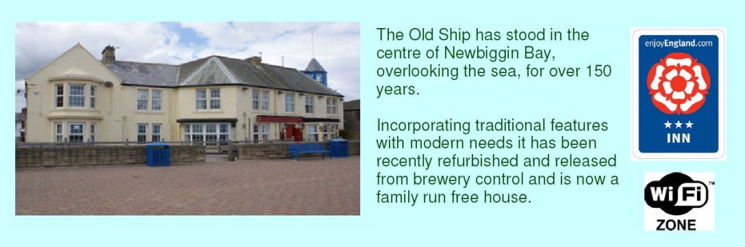 Old Ship, Newbiggin-by-the-Sea - back, facing the sea