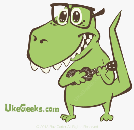 ukegeeks-dino-with-ukulele-mascot-470x459