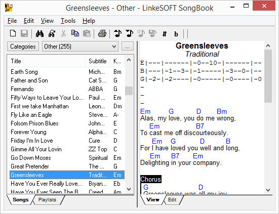 Linkesoft songbook Windows
