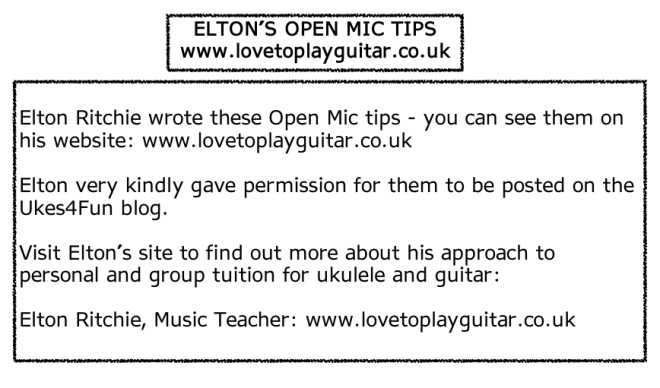 2015-09-13 Elton Open Mic Tips